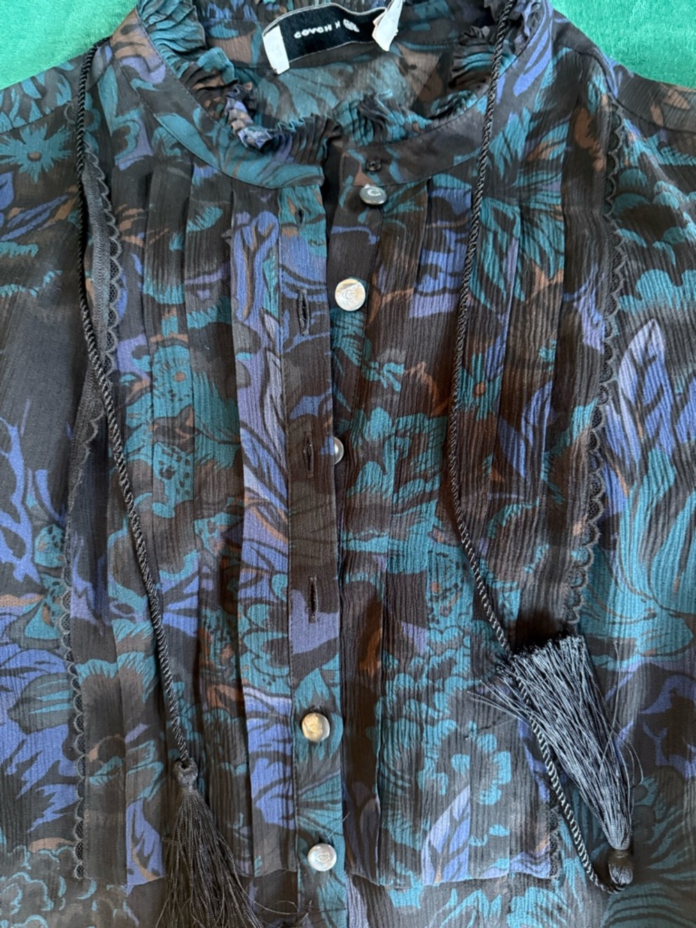Coach x Kaffe Silk maxi dress - Picture 13 of 16